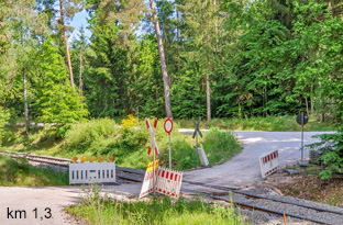 Bü in km1,3 am 20.5.25